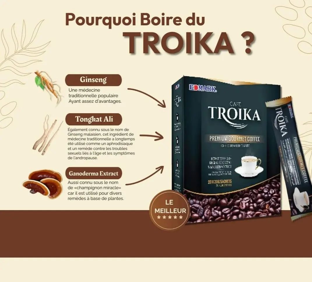 Le Troika :3X PLUS FORT · 3X PUISSANCE · 3X ENDURANCE