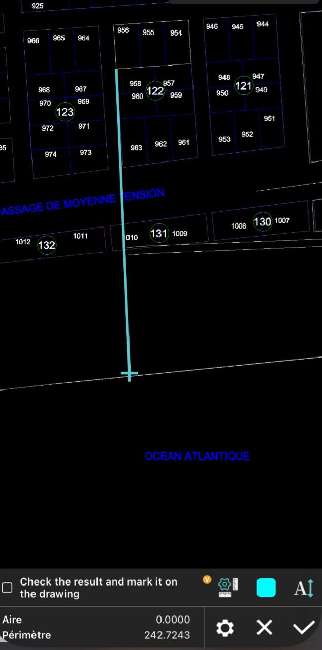 TERRAIN JACQUEVILLE BORDURE DE MER ACD