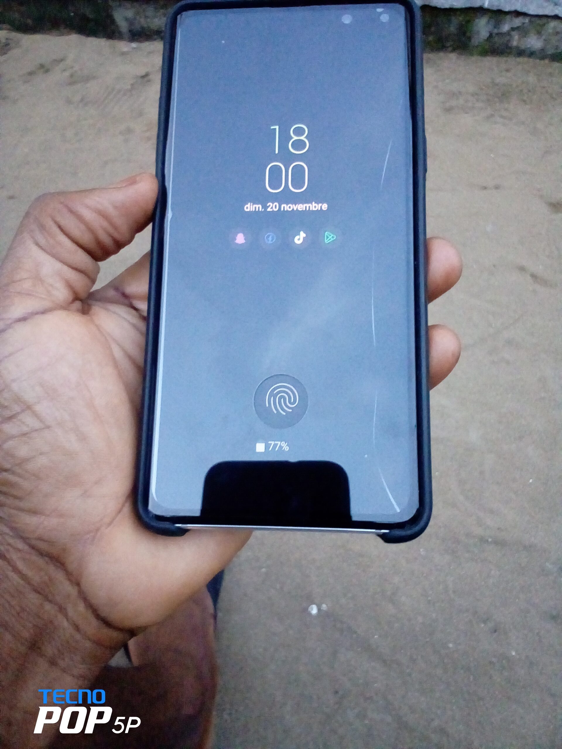 Samsung S10 5G fissuré