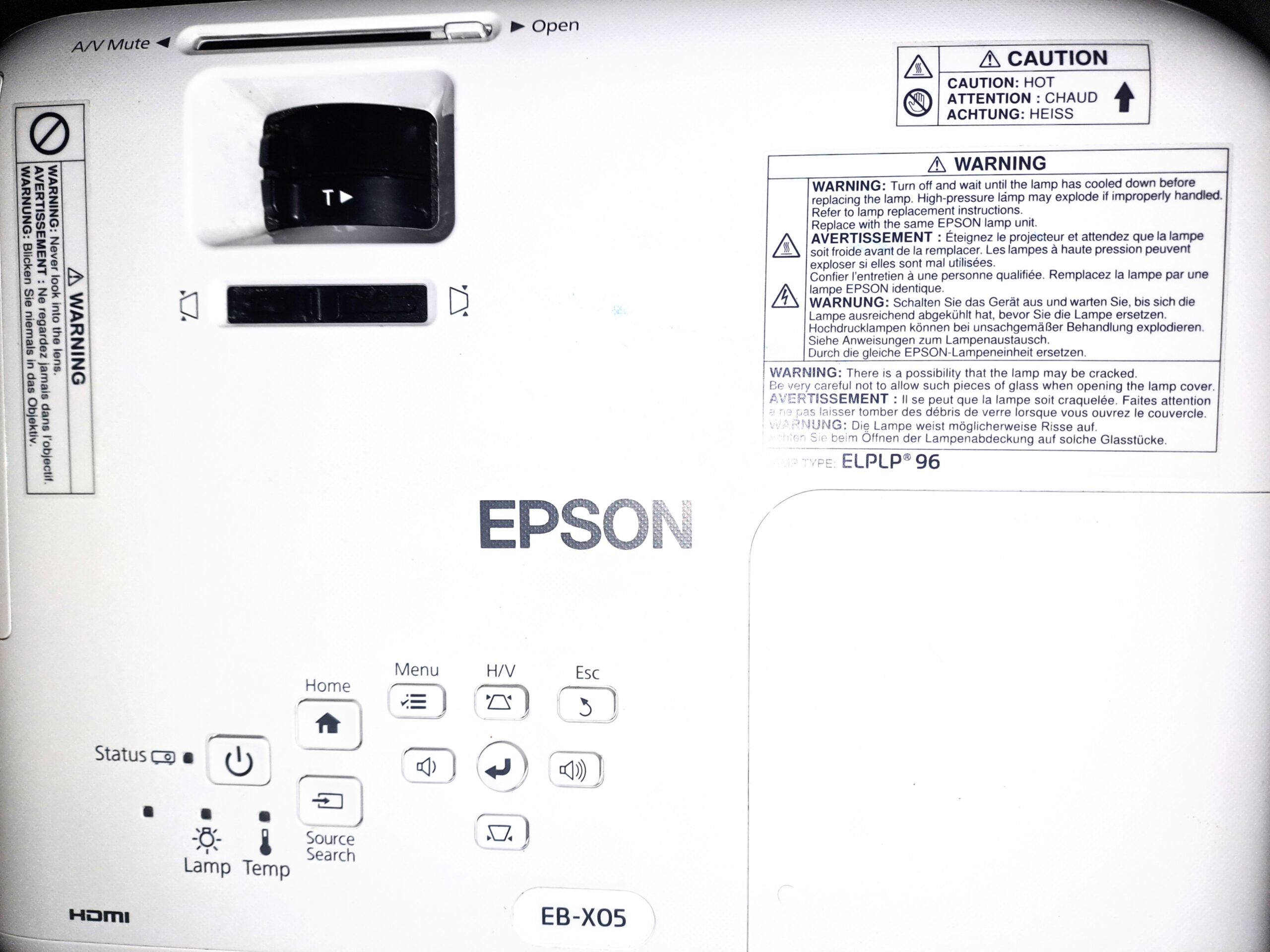 Vidéo-projecteur Epson EB-X05