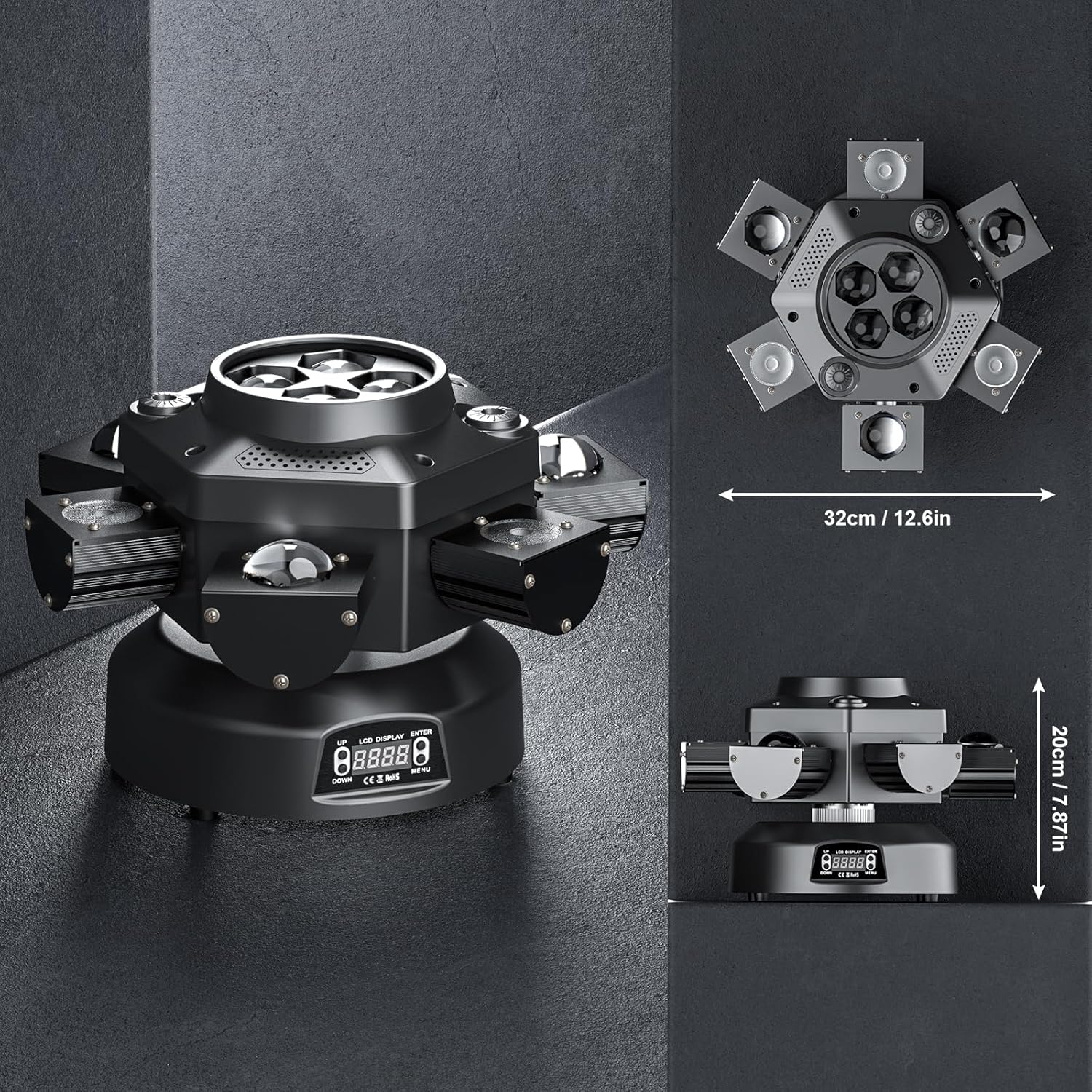 Projecteur Jeu De Lumière 6 Bras