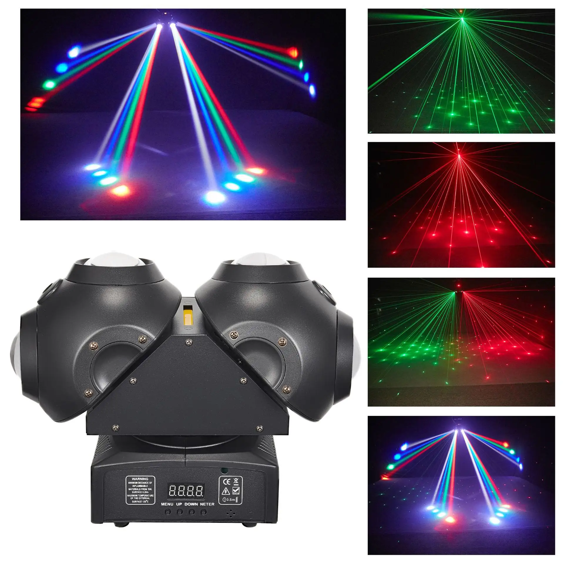 Projecteur Jeu De Lumière 2 Têtes