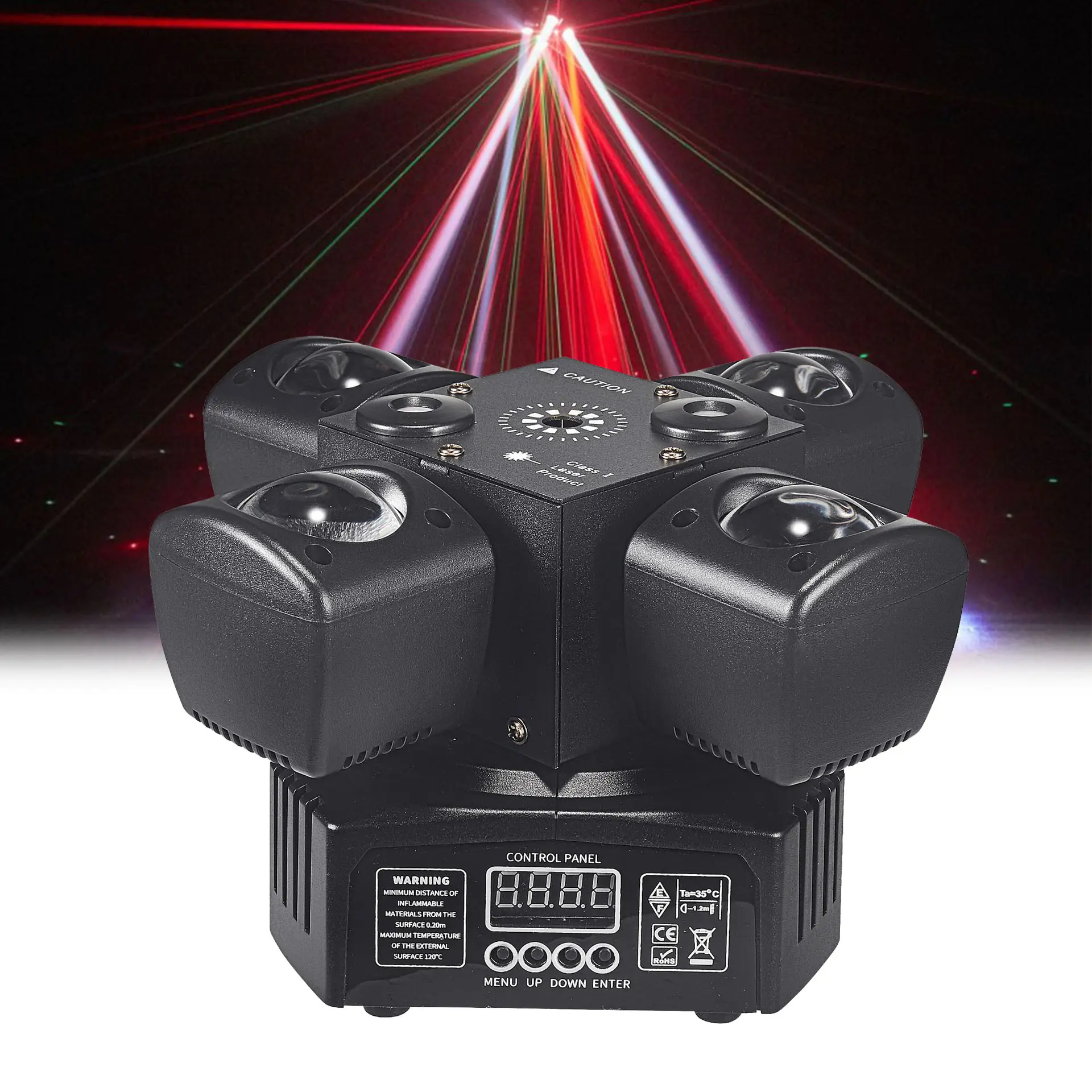 Projecteur Jeu De Lumière 4 Bras