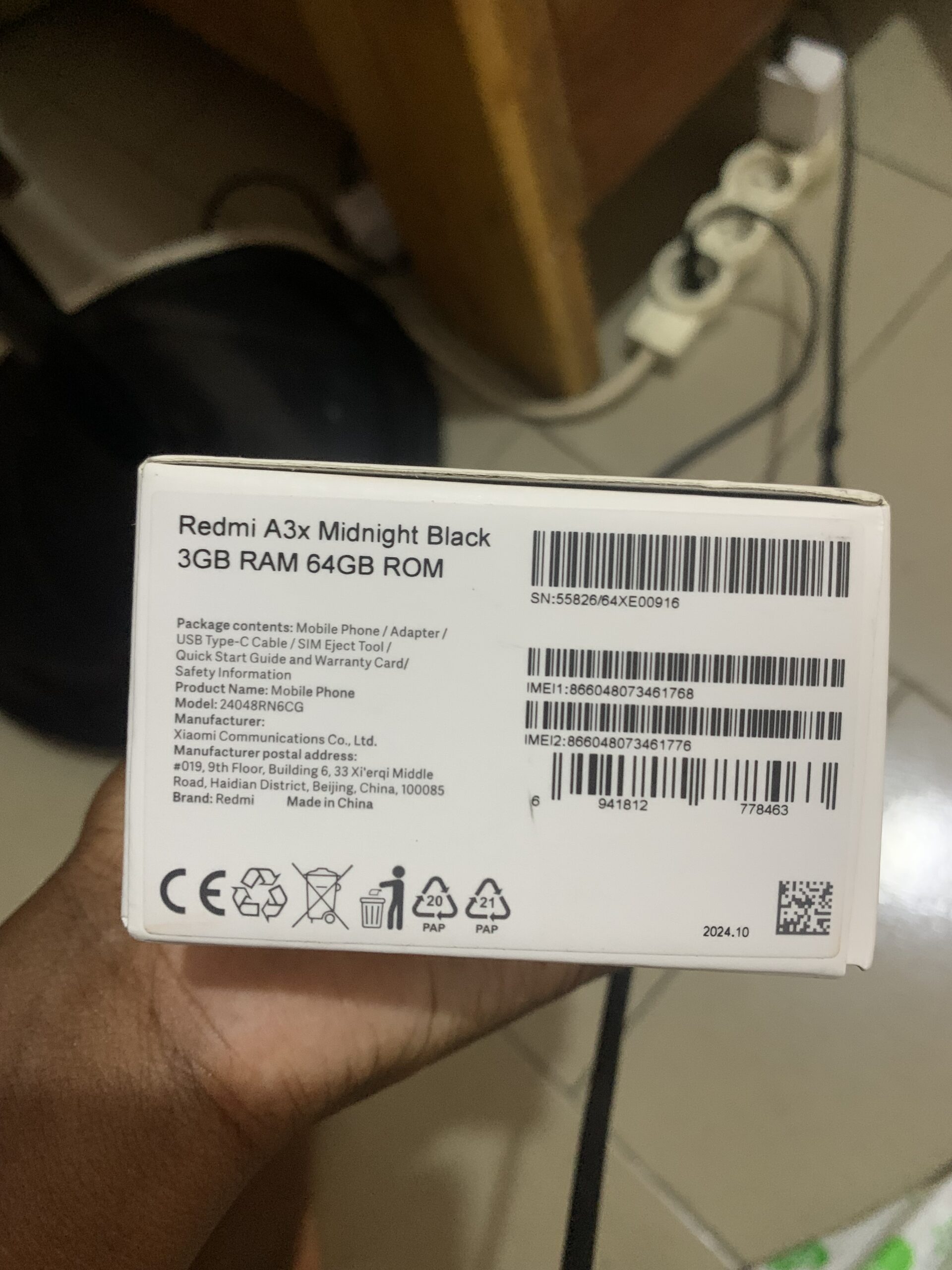 Redmi A3x