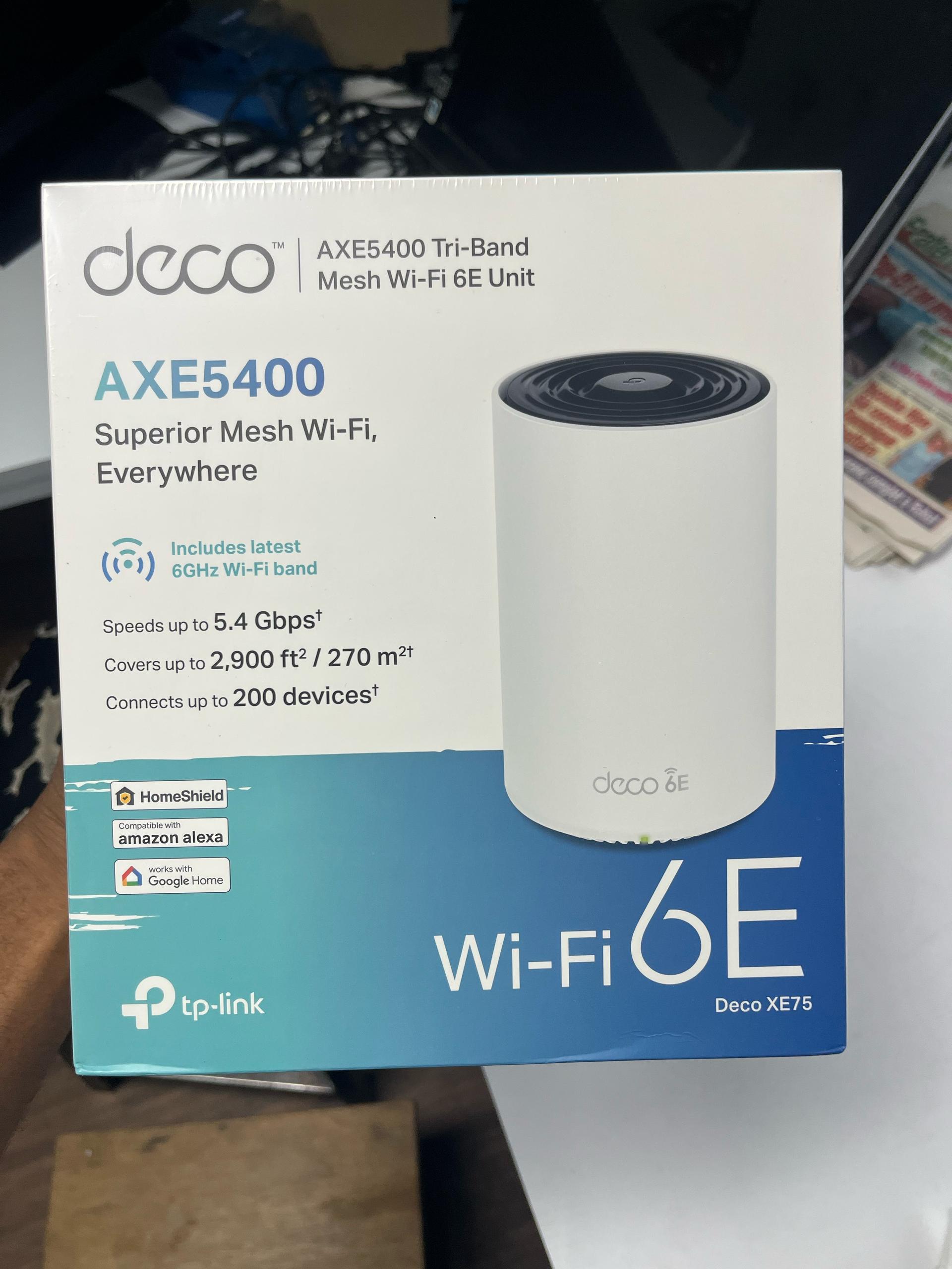 TPLINK WiFi 6E Mesh AXE5400