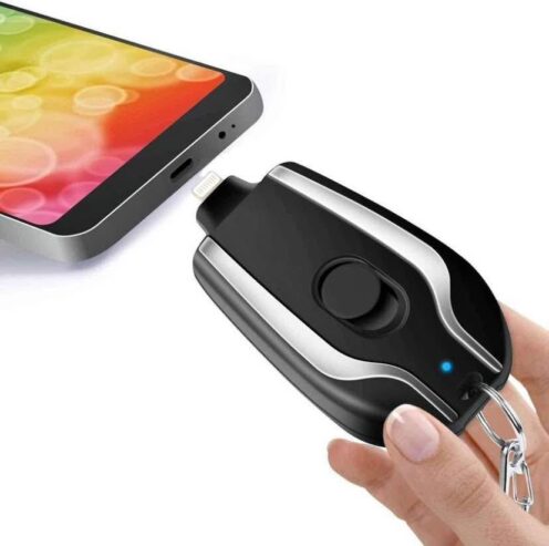 Mini Powerbank Porte-clés – Recharge rapide