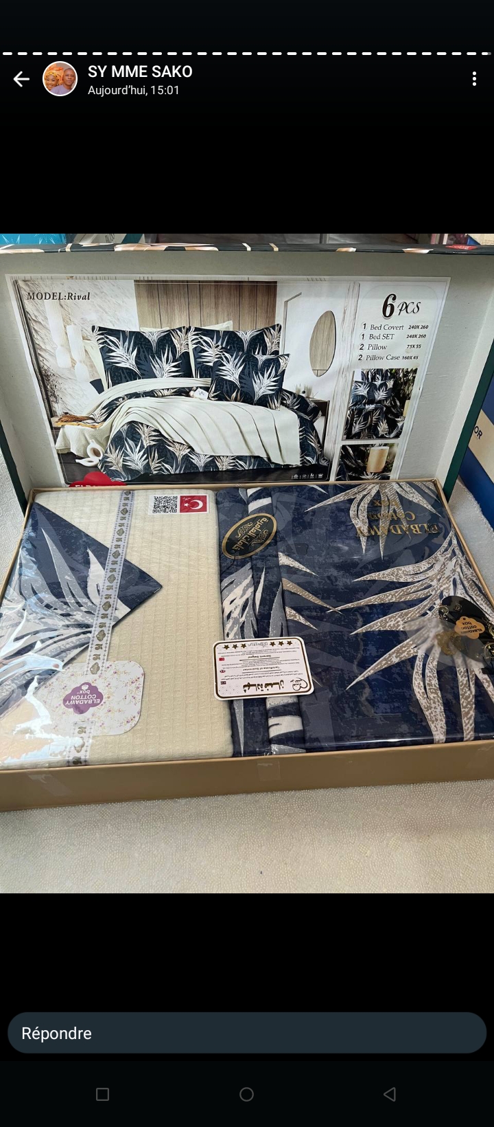 DRAPS DE QUALITÉ SUPÉRIEURE EGYPTE