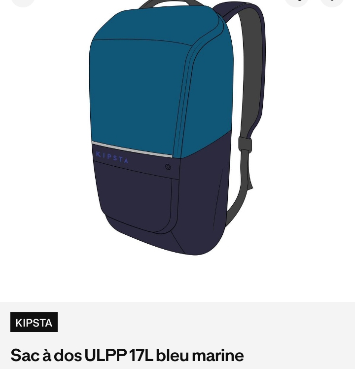 SAC A DOS KIPSTA 17 L