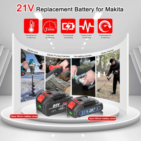 Batterie au Lithium Rechargeable 21 V