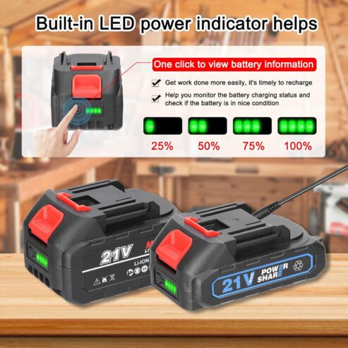 Batterie au Lithium Rechargeable 21 V