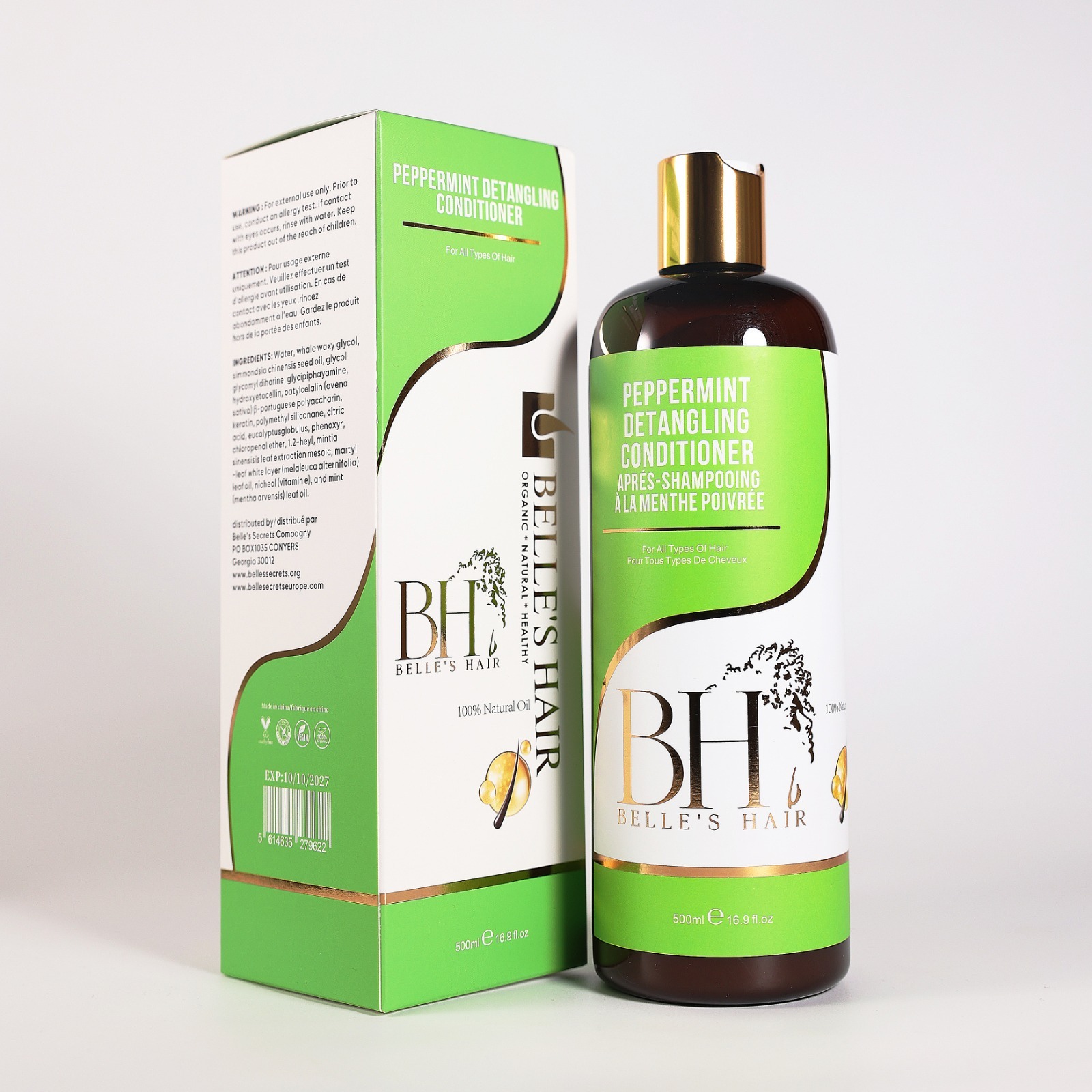 Après Shampooing à la menthe poivrée