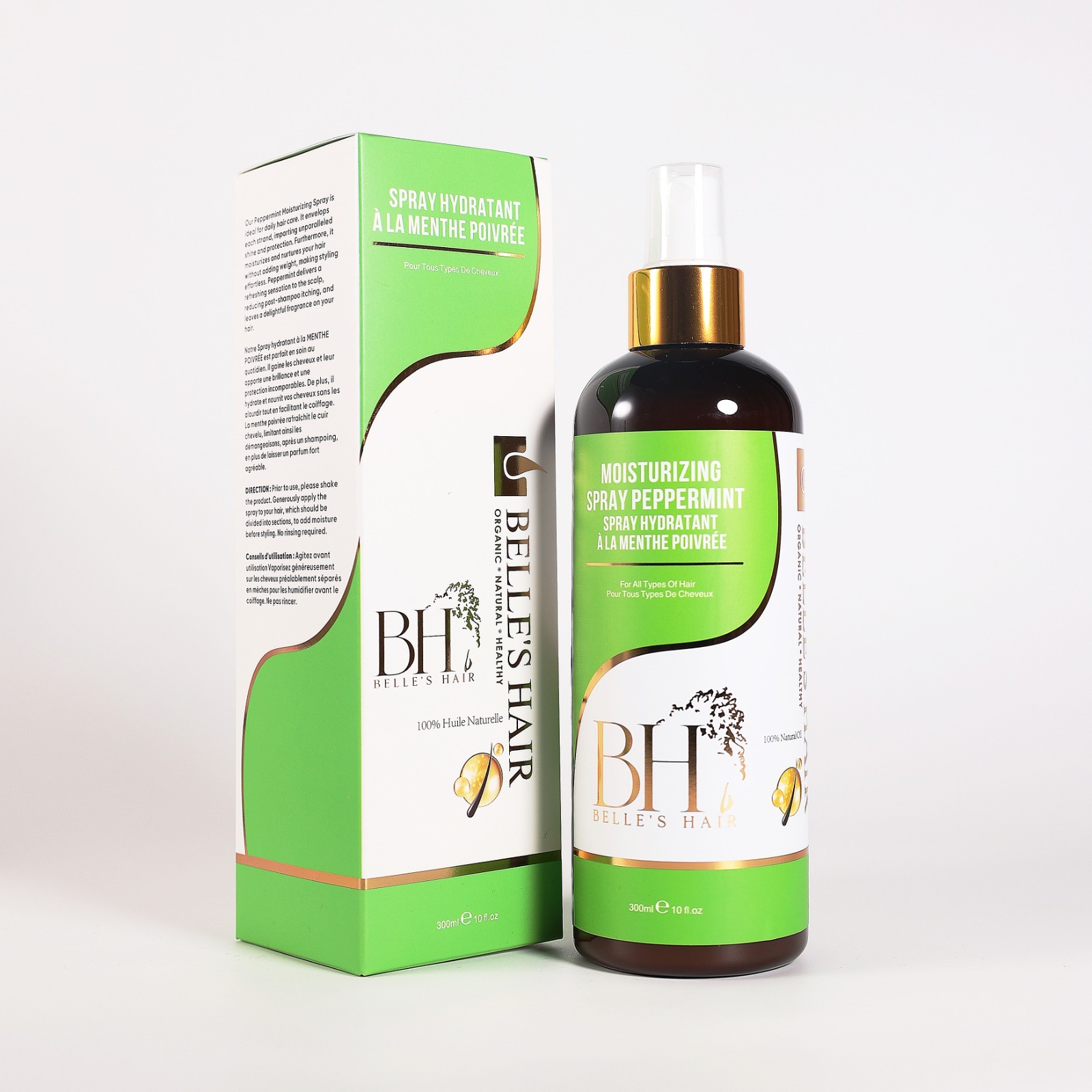 Spray hydratant à la menthe poivrée