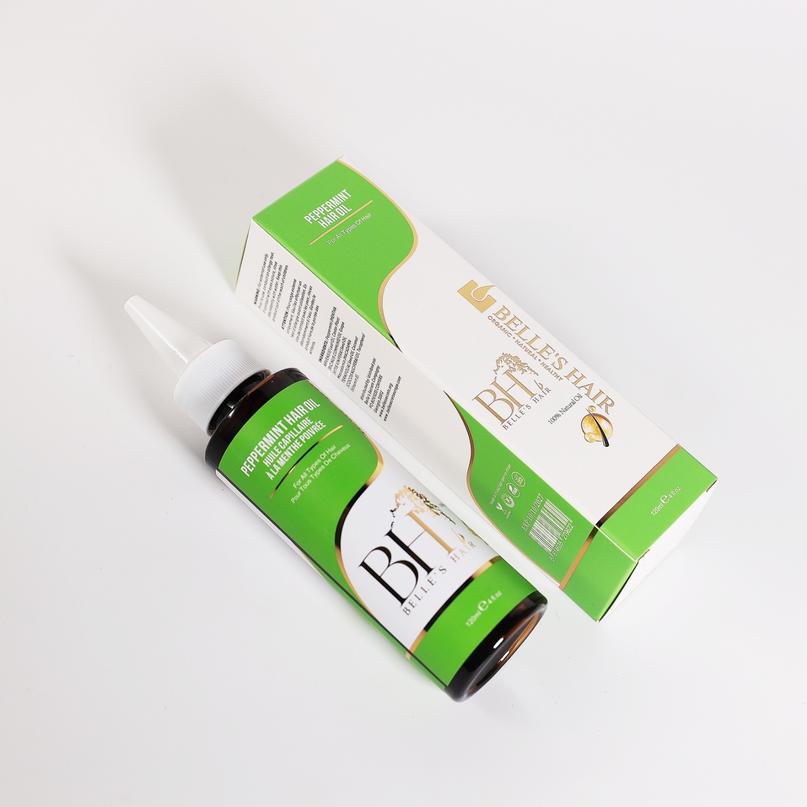 Huile Capillaire à la menthe poivrée