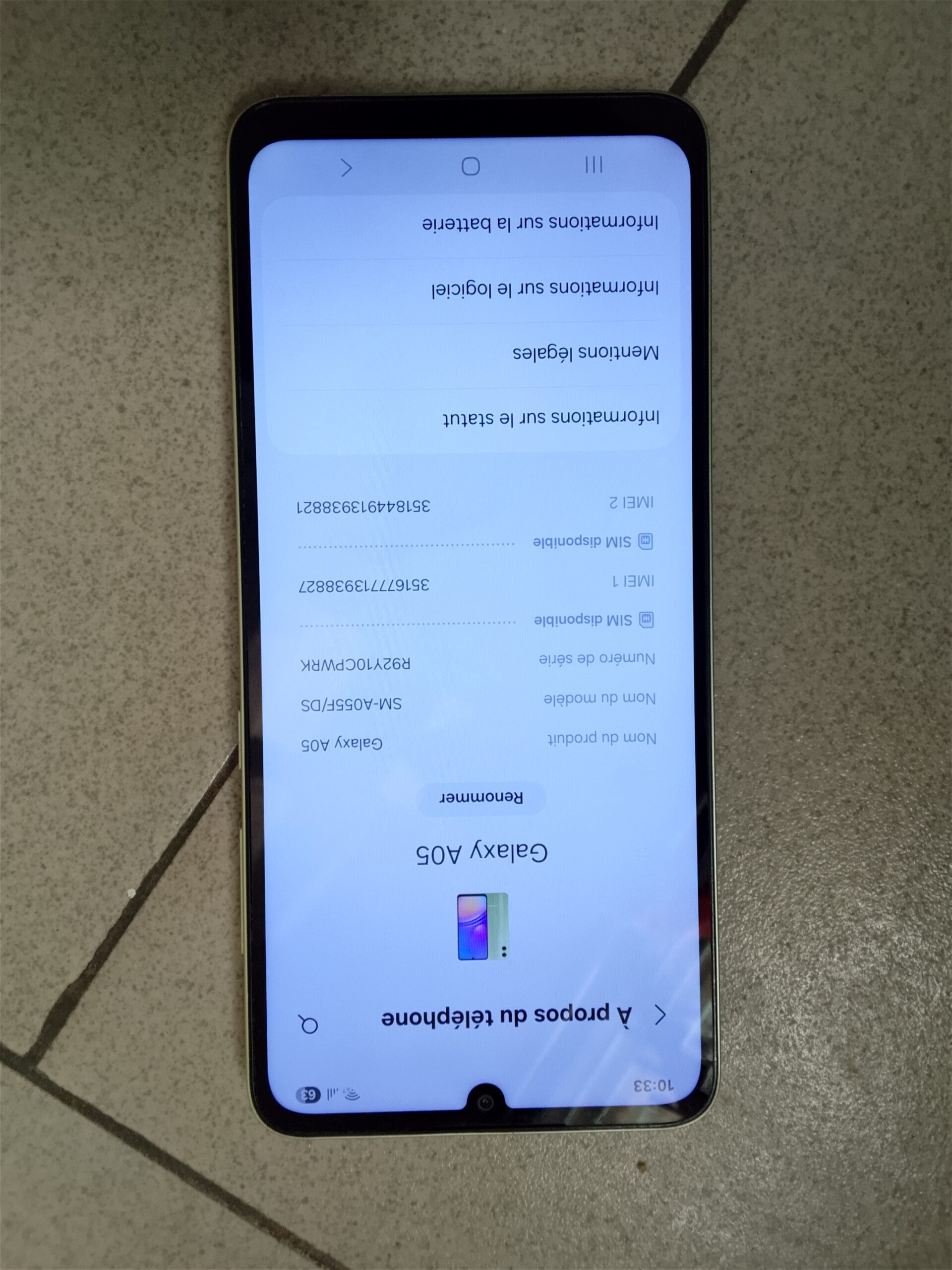 Vente de Samsung A05