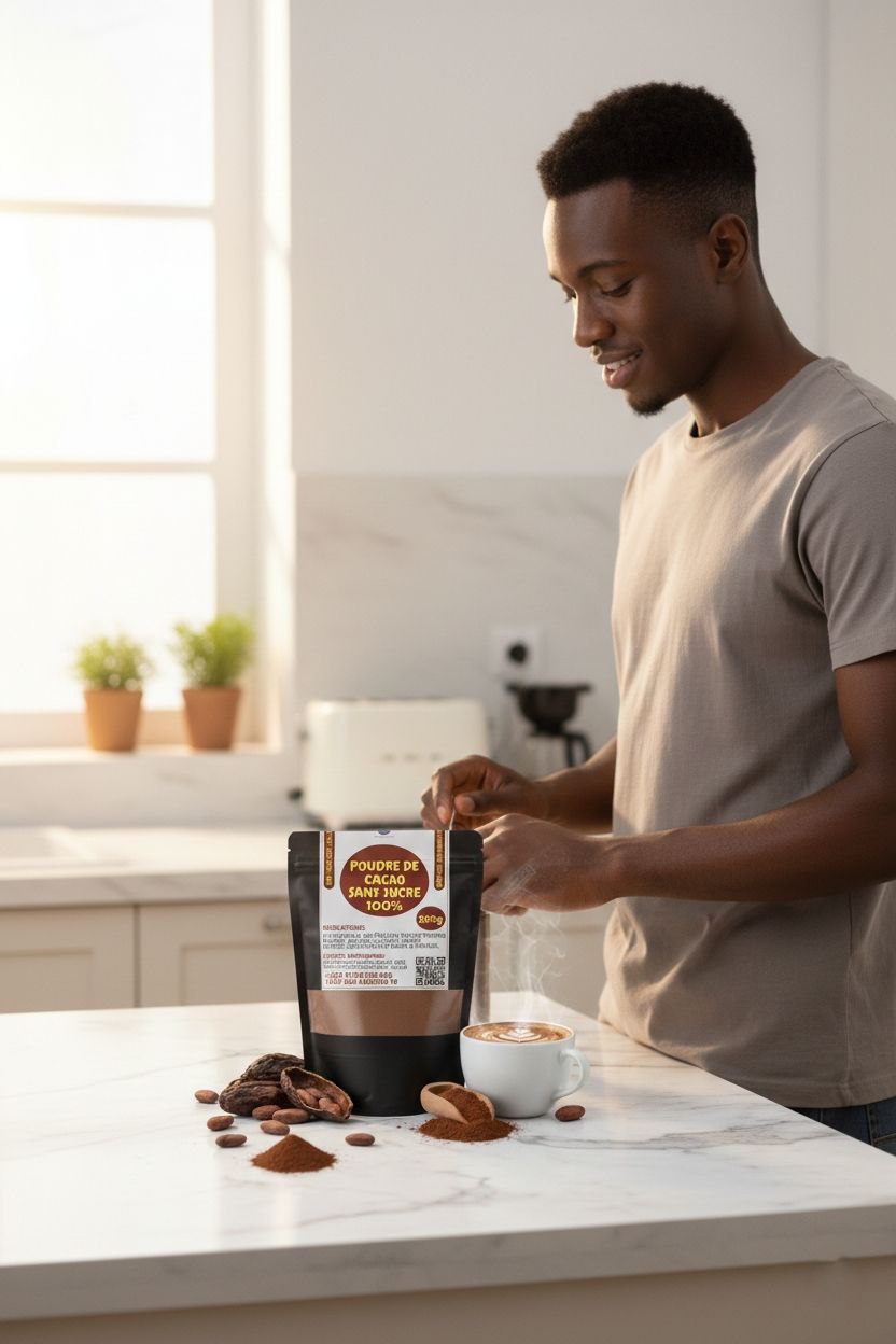 Poudre de Cacao 100% Naturelle