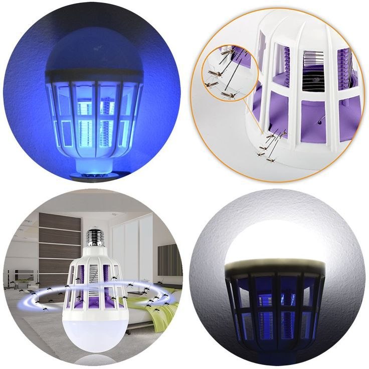 Ampoule LED Anti-Moustique 2 en 1