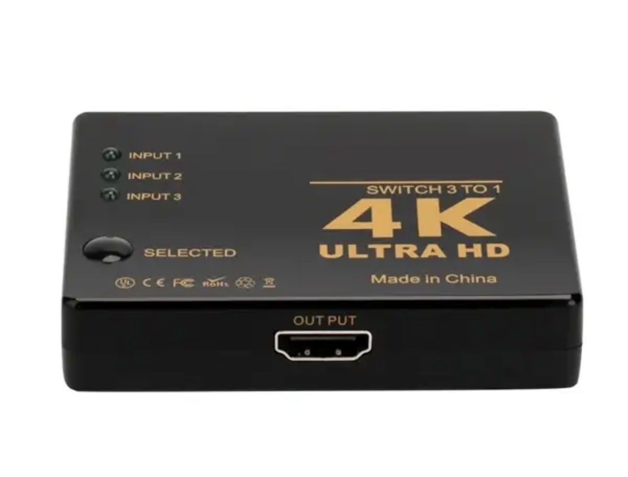 HDMI 4K ULTRA HD à 5 entrées et 1 sortie.
