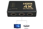 HDMI 4K ULTRA HD à 5 entrées et 1 sortie.