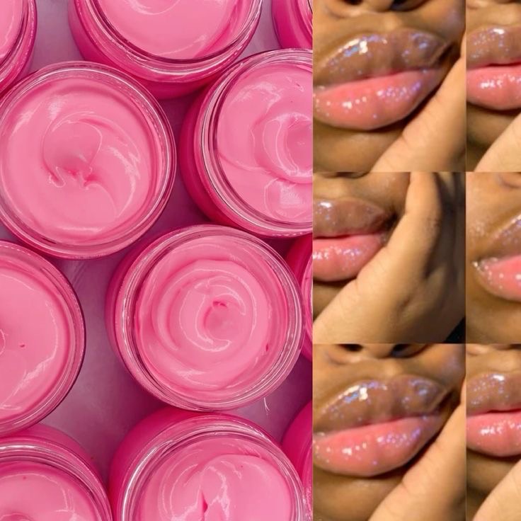 Produit de lèvres rose
