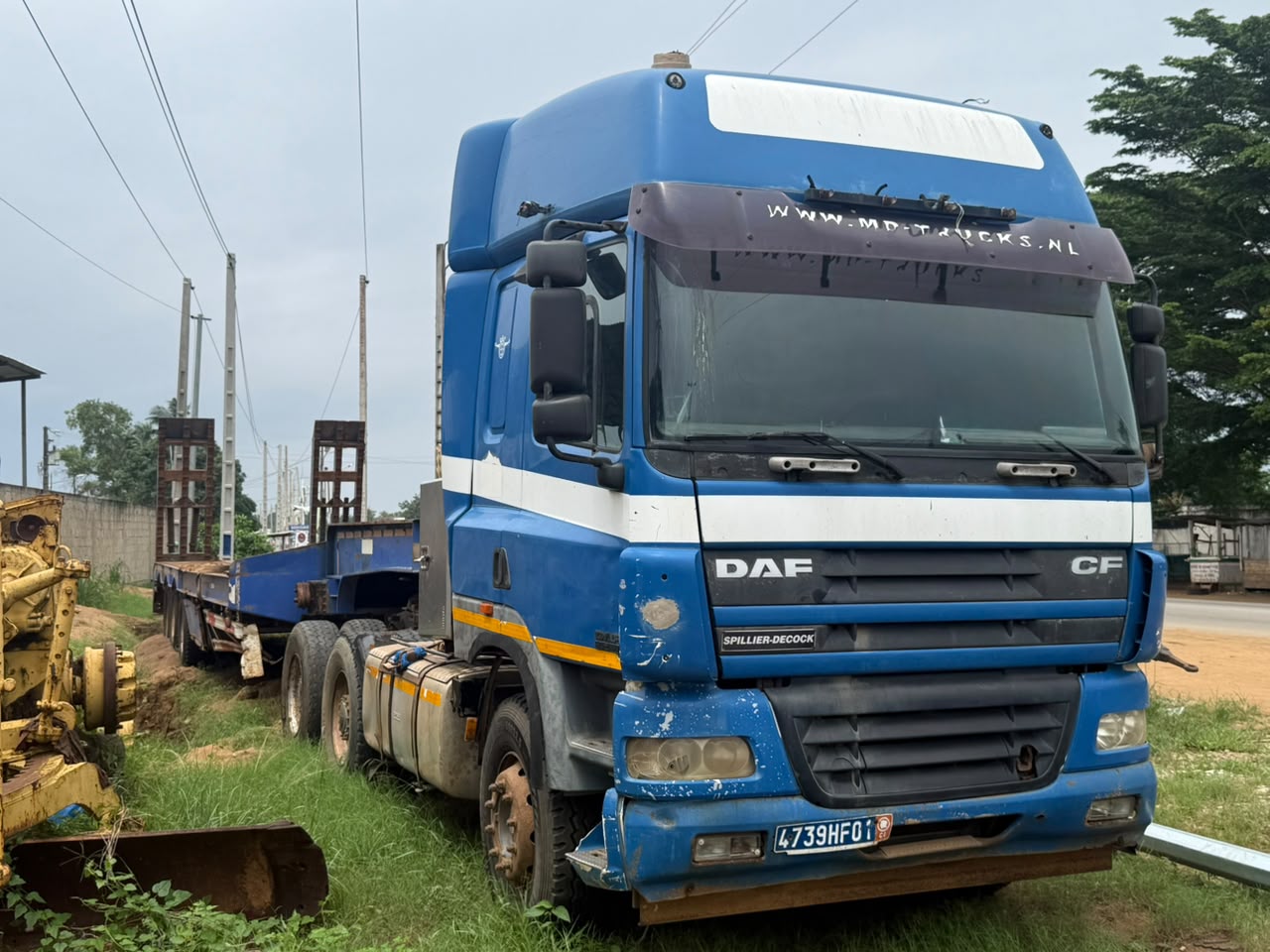 DAF CF ET SA REMORQUE EN VENTE