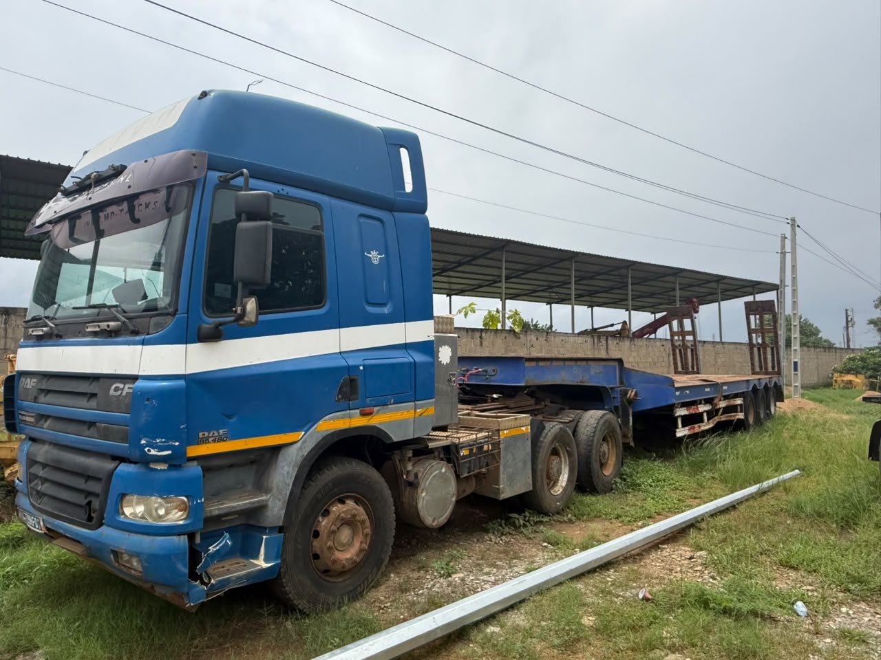 DAF CF ET SA REMORQUE EN VENTE